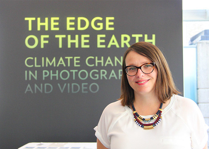 Bénédicte Ramade at "The Edge of the Earth" exhibit