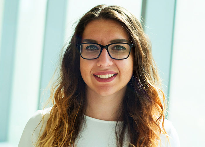 Adela Zyfi was recognized for advocating for mental health well-being for international students. (Courtesy Adela Zyfi)
